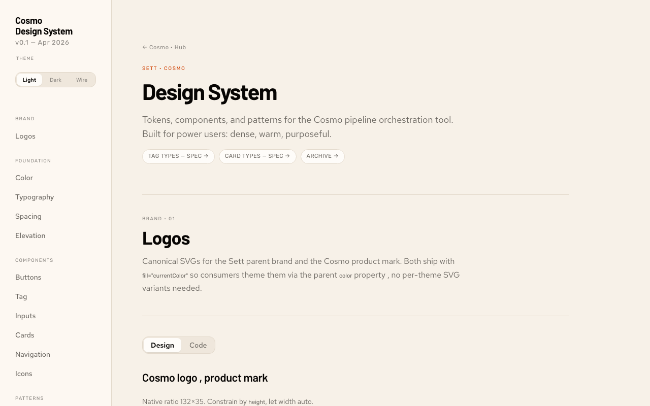 Cosmo Design System (Legacy)